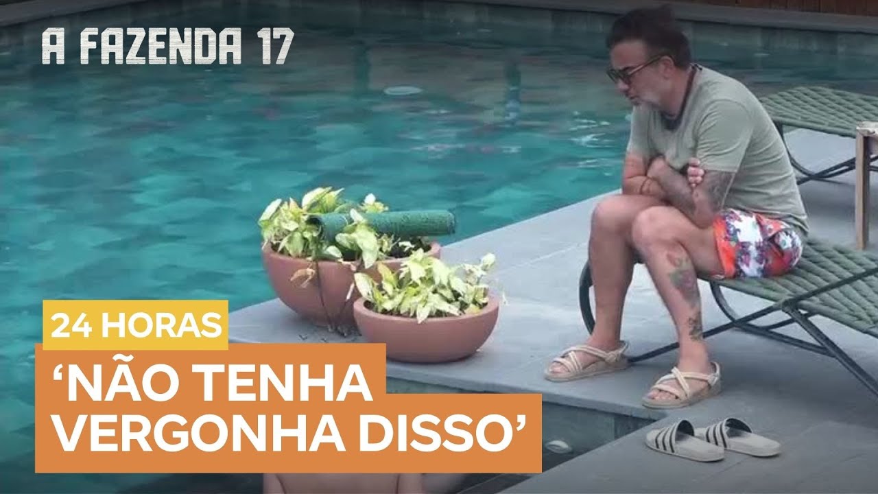 Fabiano aconselha Dudu a pedir perdão para Saory: 'Quer ouvir da sua boca' | A Fazenda 17