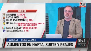 ⛽ 🚇 🚘 AUMENTO EN NAFTA, SUBTE Y PEAJES