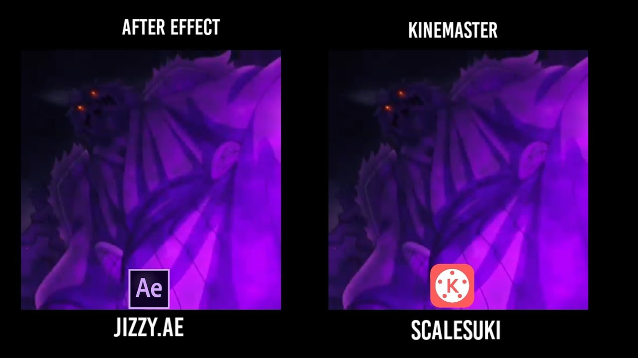 My KineMaster !! Vs Adobe After Effect | Naruto anime edit