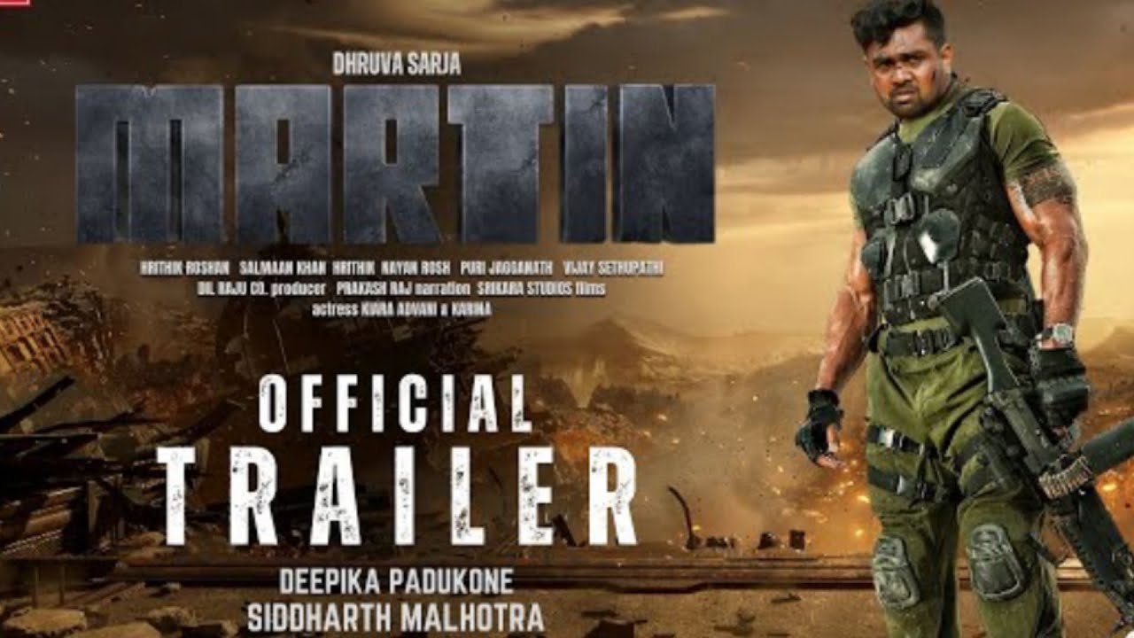 MARTIN - Official Trailer | Dhruva Sarja  | AP Arjun | Uday Mehta Productions |4K HD