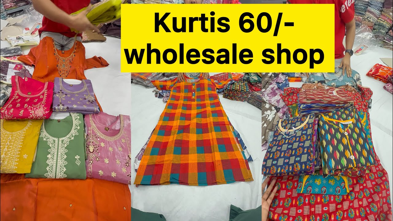 kurtis60/- wholesalechickpet bangalore kurtis  sets courier available video call available