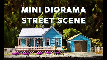 Mini Diorama Street Scene