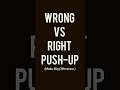 90% People Do This Wrong ❌ #pushups #rightway #exercise #basic #motivation #everydayfitness y