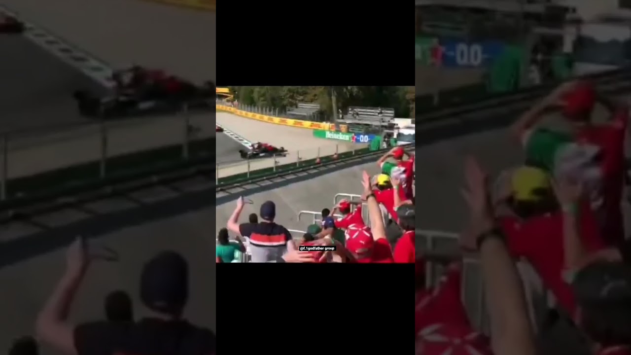 Live crash from the stands  : Hamilton and Verstappen at Monza Italian GP 2021 quality video