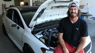 Bucky Lasek Installs a Crawford Performance Air/Oil Separator on his 2016 Subaru WRX STi