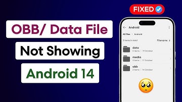 Data Folder Not Showing In Android 14 | OBB Folder Not Showing In Android 14 | OBB/Data File Missing