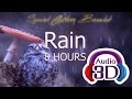 Chuva 8 horas  audio 3d  gravao original  binaural total immersion