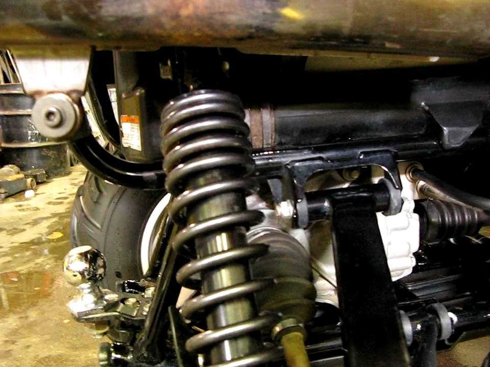King Quad 700 lift kit install pt.7 YouTube