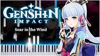 Soar in the Wind (Genshin Impact) 【 PIANO TUTORIAL 】