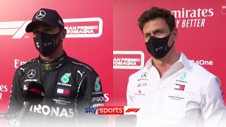 Reaction as Hamilton wins at Imola & Mercedes claim constructors' title! | Emilia-Romagna GP