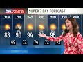 Hot and humid weekend ahead after beautiful Wednesday