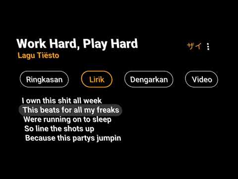 ENGKOLL!! I OWN THIS SHIT ALL WEEK | LAGU TIËSTO WORK HARD, PLAY HARD