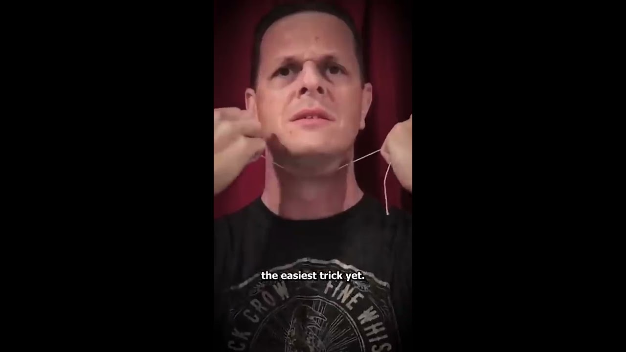 Magic Trick REVEALED String In Neck 