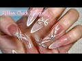 【Nail/ネイル】Ribbon Check Magnet design 🎀リボンのようなチェック柄マグネットデザイン💅