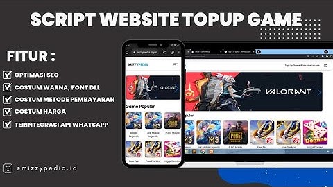 SOURCE CODE WEBSITE TOPUP GAME AUTO OPER WHATSAPP !!