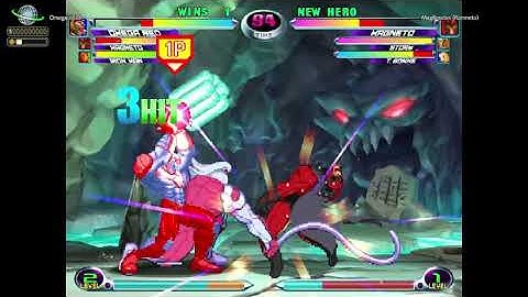 MvC2: Omegaredish - Omega Red Throw to Crossup to CS to Tempest to Rom 100% Sequence .:11.16.25:.