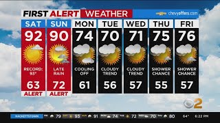 First Alert Forecast: CBS2 5/20 Evening Weather at 6PM