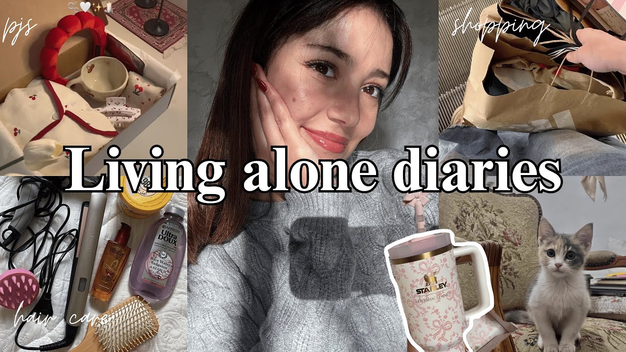Cozy Days in My Life 🤍 Shopping, Haul, Skincare, Haircare | دوزو معايا اسبوع من  ✨حياتي ساكنة بوحدي