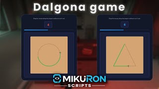 Dalgona Fivem Minigame from Squid game [Standalone]