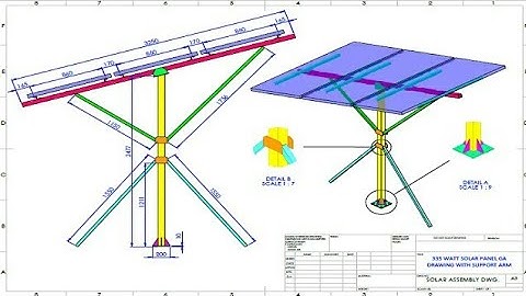 #Solar mounting structure design#3 module structure design for stand type solar structure design#