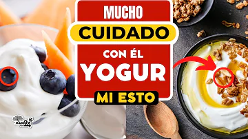 ¿Qué no se puede comer con yogur?