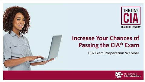 Webinar: Increase Your Chances of Passing the CIA ...
