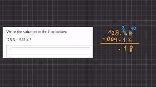Subtraction Practice Drill 8 V2