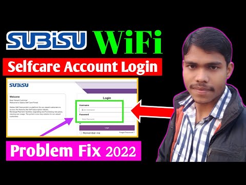 How To Login Problem Subisu Wifi Self Care Account  In Nokia Router 2022 || Self Care Account Login|