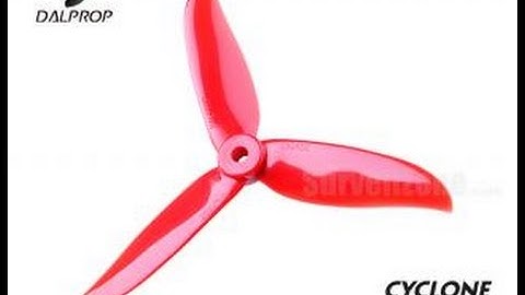 Dal Cyclone 5.45 tri prop, First  test, MB Epic 229 MB2206 2400 kv 4s