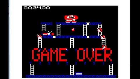 Donkey Monkey - TRS 80 Color Computer CoCo - emulador Vcc 1.42 - testeado Windows 7 x64