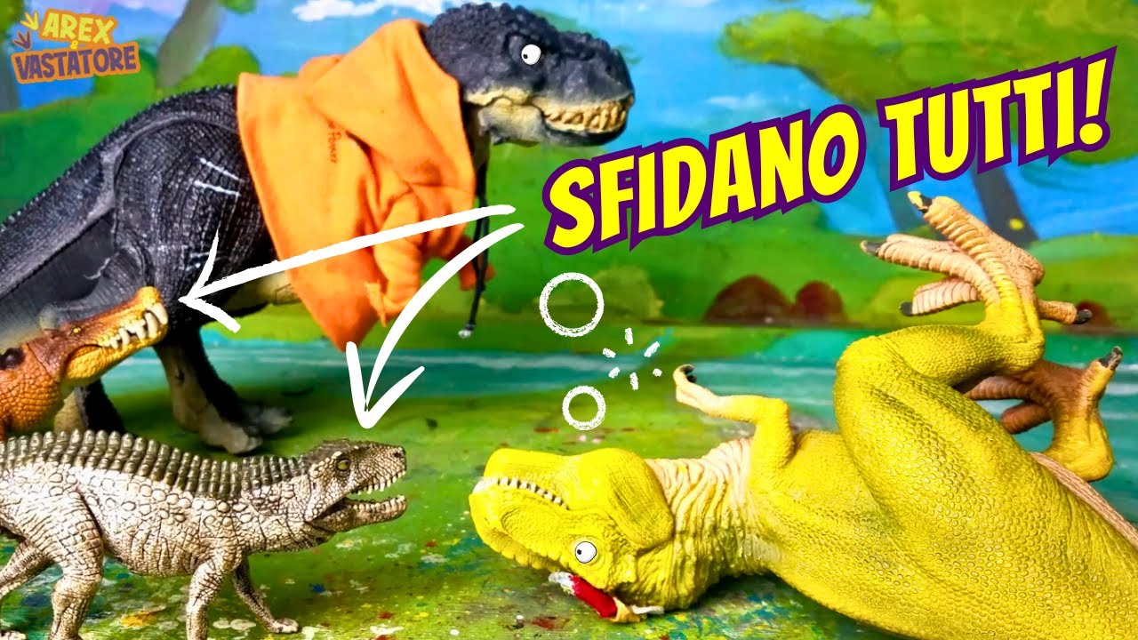 Postosuchus e Kaprosuchus 💥🦖 Arex e Vastatore vengono sfidati dai NON Dinosauri