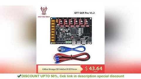 BIGTREETECH SKR PRO V1.2 32Bit Control Board 3D Printer Parts SKR V1.3 RAMPS 1.4 A4988 TMC2208 Uart