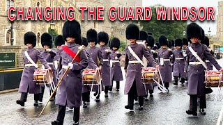 CHANGING THE GUARD WINDSOR 07/12/21||ROYAL GUARDS||WINDSOR CASTLE. #guards #britisharmy #christmas