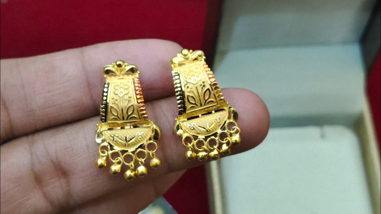 Fine Stud Earring Girl Rhinestone Earrings Hollow Out Flower Round Gold  Color Drop Earring For Women Daily Wear Jewelry - AliExpress