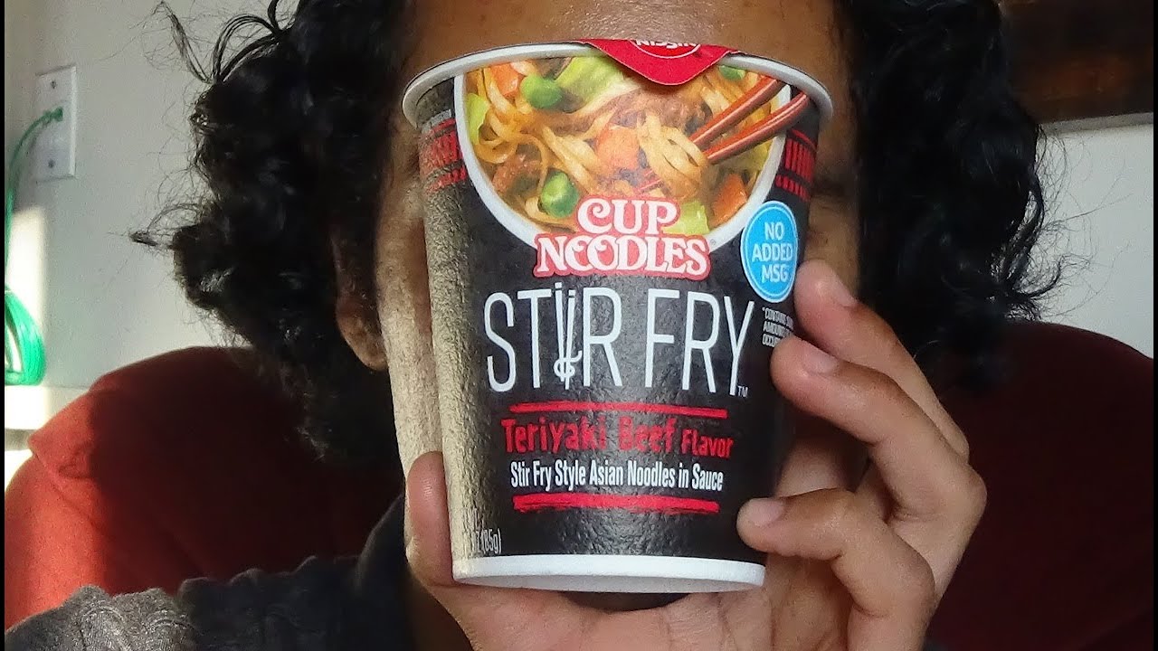 アメリカのカップ麺 カップヌードル スターフライ 照り焼きビーフ Youtube