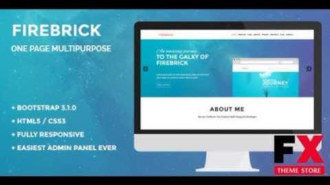 Preview Firebrick - Multipurpose One Page Drupal Theme TFore