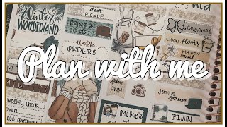 Plan with me: Winter Wonderland | Planner Pixie Co. | Recollections vertical planner