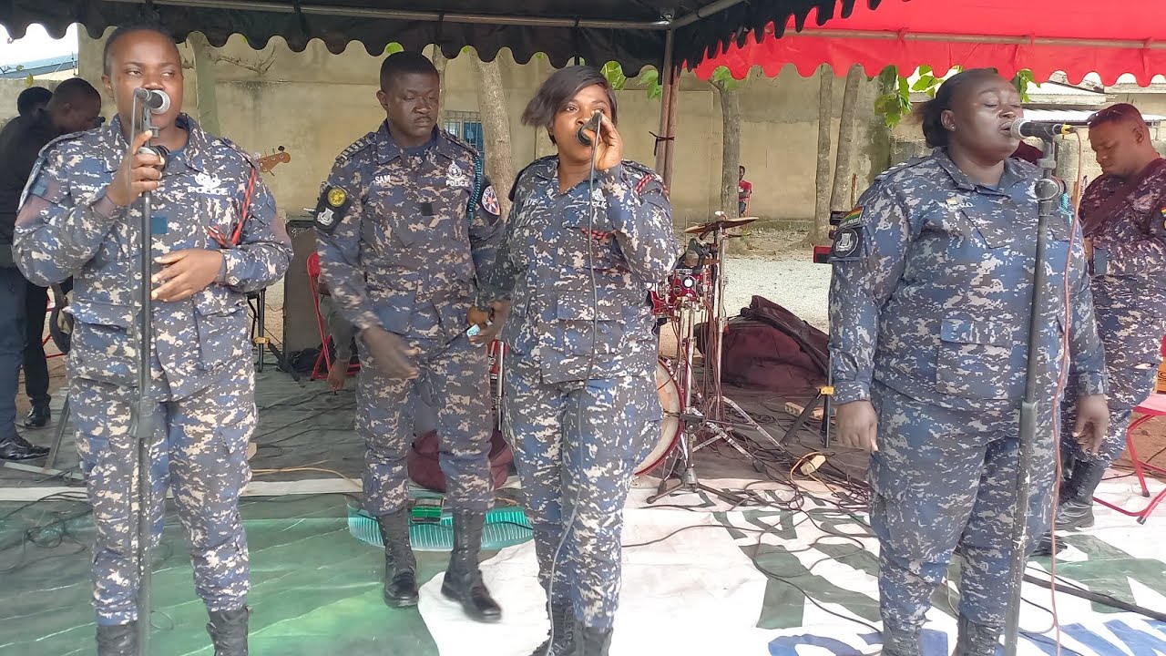 KUMASI POLICE BAND PERFORMS 30 MINUTES OF NONSTOP GHANA GOSPEL MUSIC #ghanagospelmusic #music