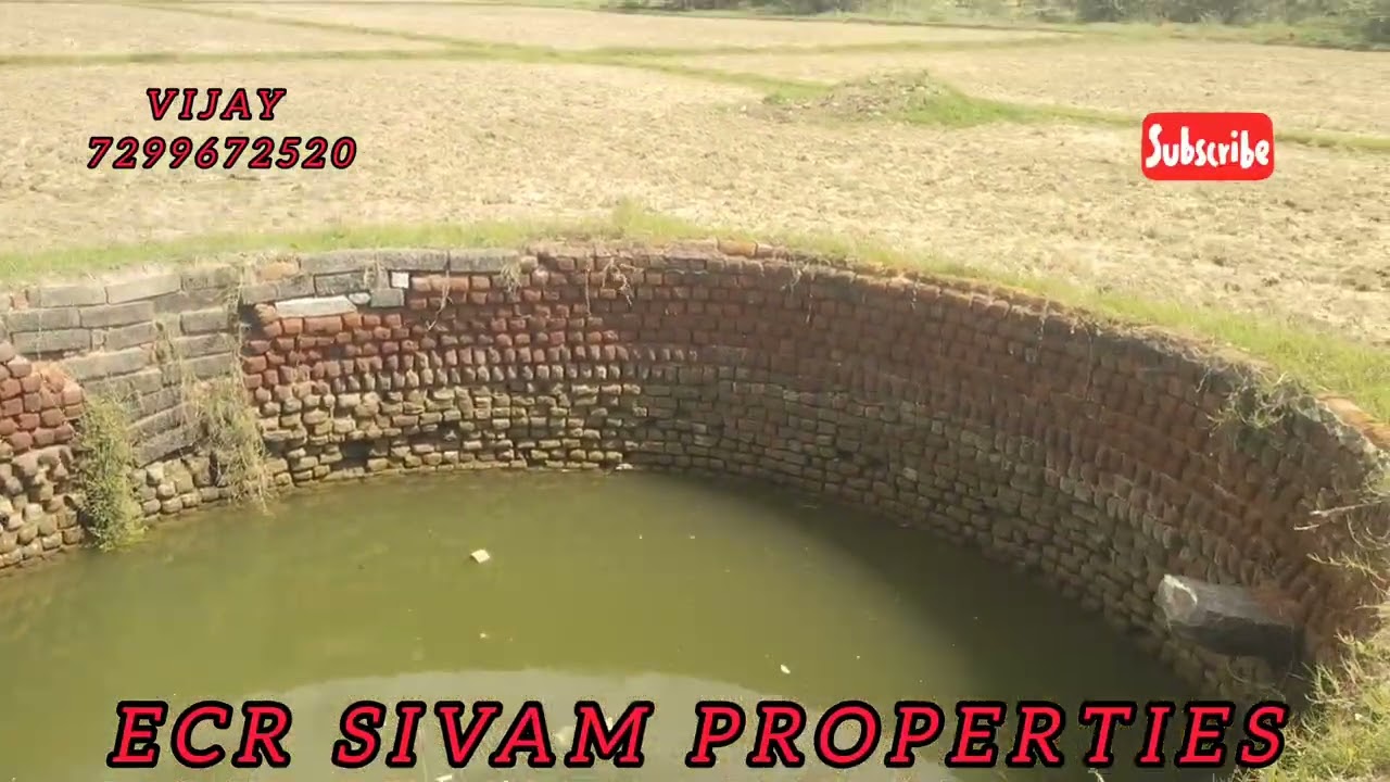 240/// ECR SIVAM PROPERTIES 1Acre 64 cent farm land  kinaru thar road property cheyyur to kuvathur 