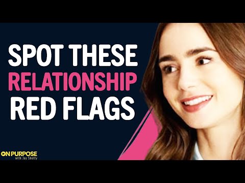 STOP WAISTING Your Time & Look For These RED FLAGS In A Relationship! | LILY COLLINS & Jay Shetty thumbnail