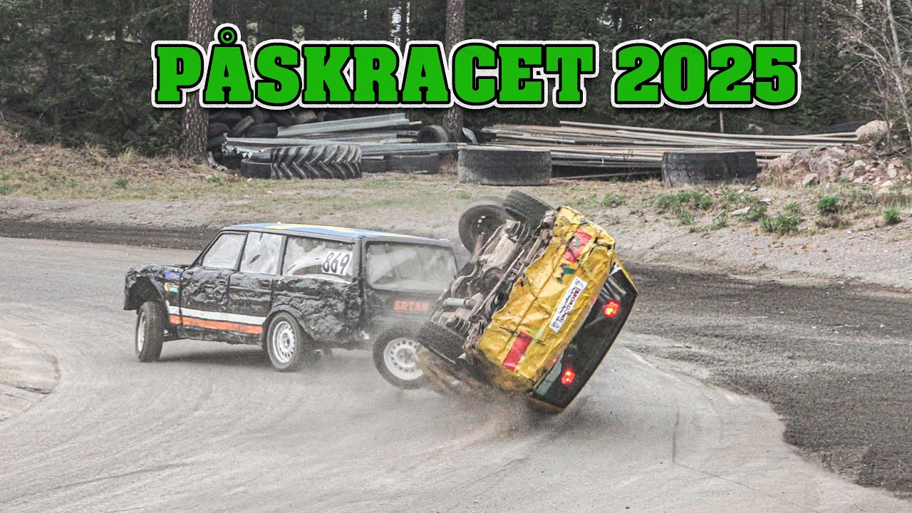 Påskrace Vimmerby || Funky friday folkrace 2025 || Rull och action