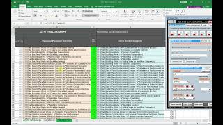 Primavera Excel SDK Magic Tool v_005  Activity Relationships SQLITE E
