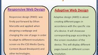 Famous Responsive Web Design Vs. Adaptive Web Design Profile