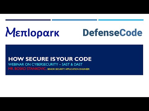 CYBERSECURITY - SAST & DAST - video from Menlopark