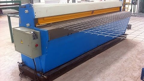 wire mesh machine with shear