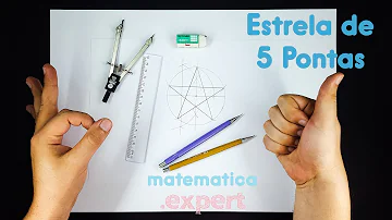 Como desenhar uma estrela com pontos?