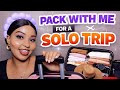 Pack with me for a 2 day solo trip #foryou #live #lifestyle #travel #fyp