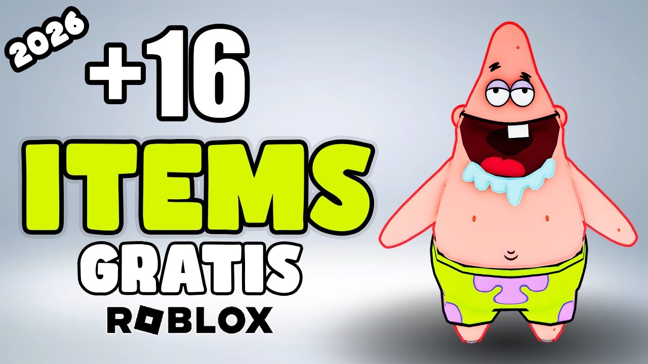 CONSIGUE 16 ITEMS GRATIS EN ROBLOX 2026 HURRY UP BADGE ITEMS 
