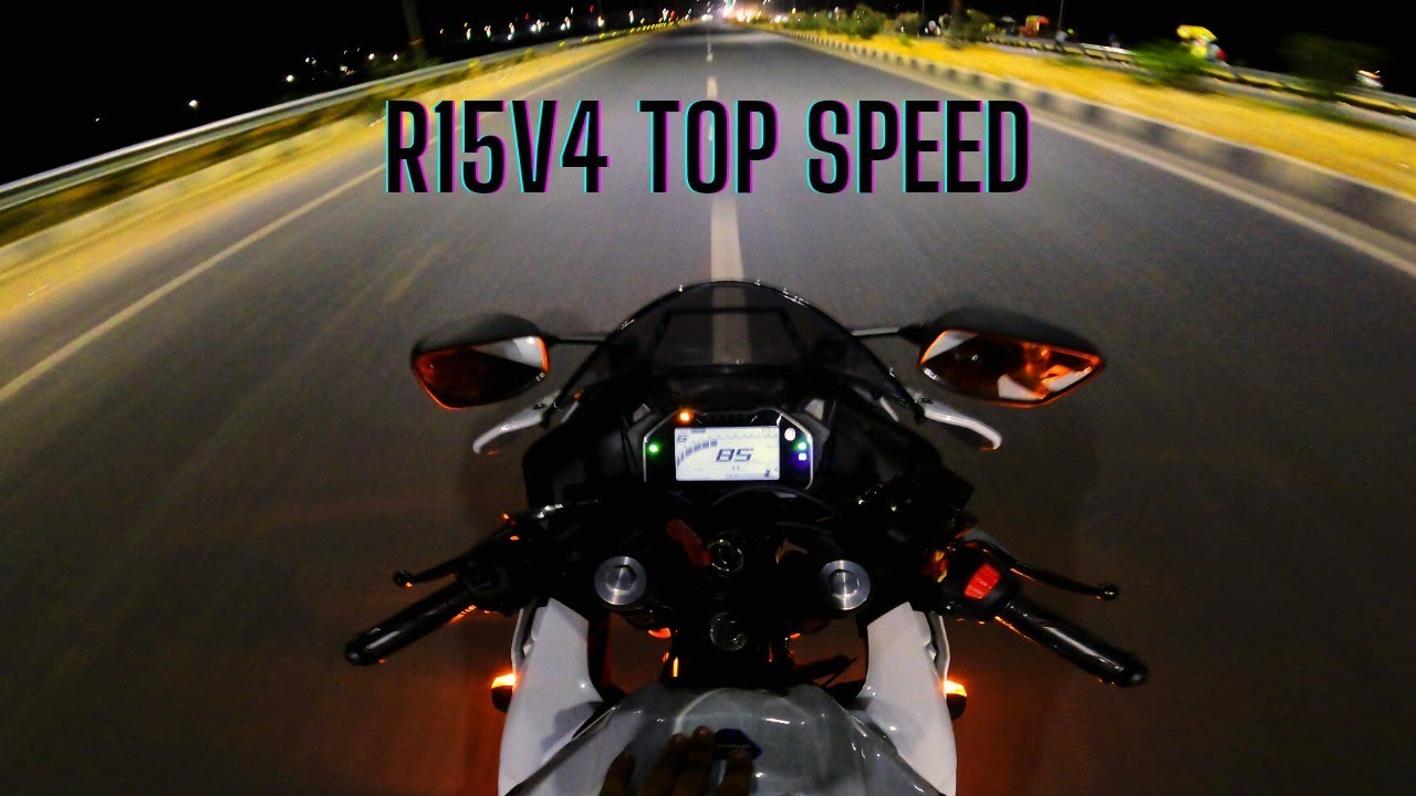 R15v4 in white color top speed!!