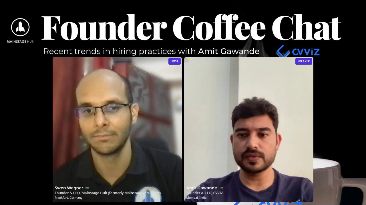 Founder Coffee Chat with Amit (CVVIZ)-Founder Coffee Chat with Amit (CVVIZ)